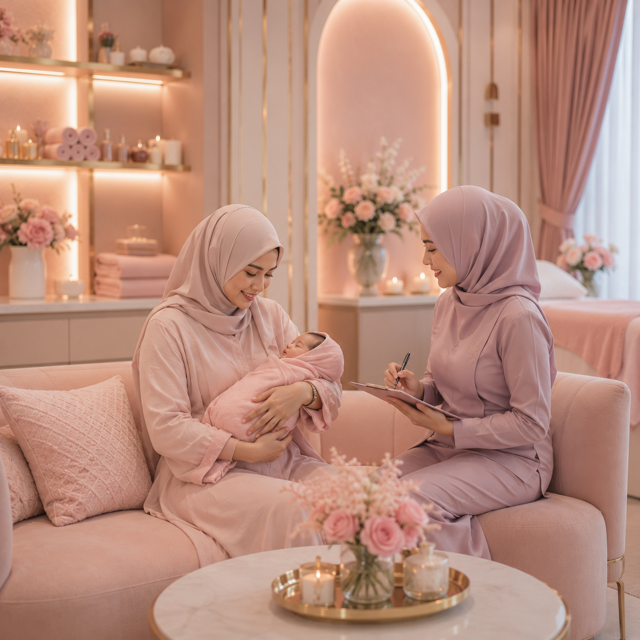 Penjagaan postnatal Ninda Beauty and Spa
