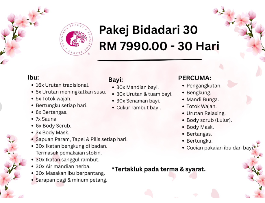 Pakej Bidadari 30