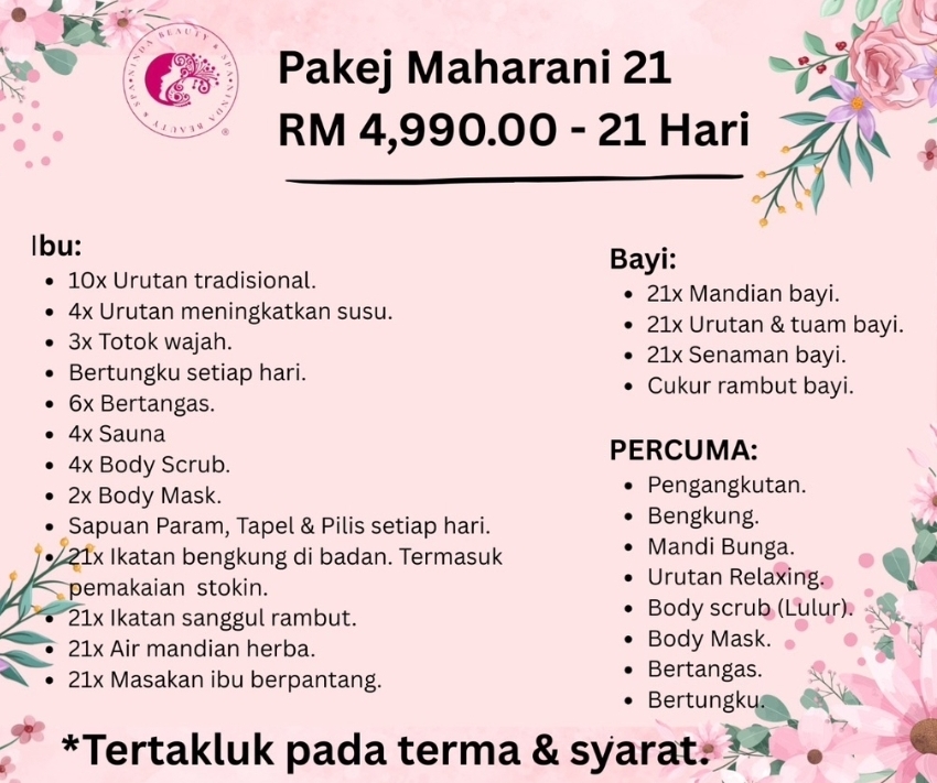 Pakej Maharani 21
