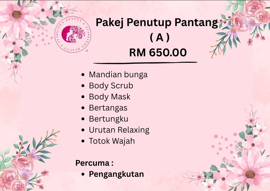Pakej Penutup Pantang A